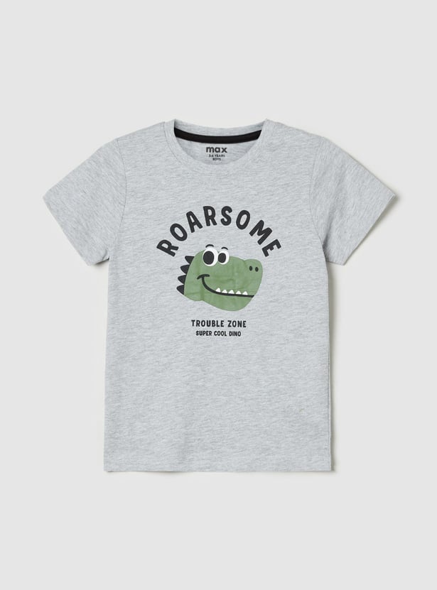 Boys Knit Graphic T-shirt