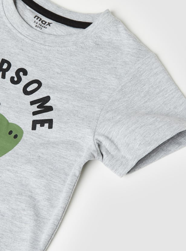 Boys Knit Graphic T-shirt