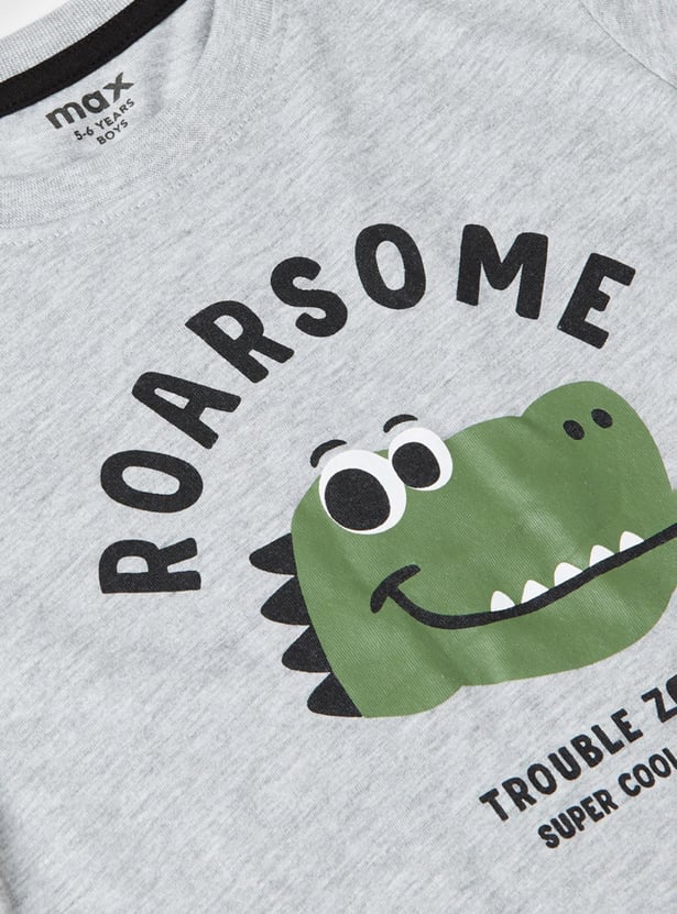 Boys Knit Graphic T-shirt