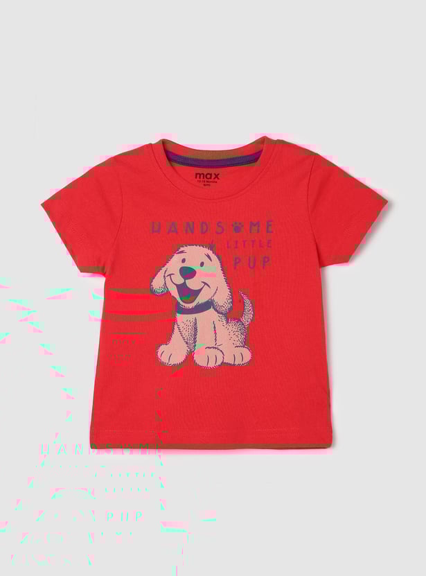 Boys Graphic Printed Short Sleeves T-shirt