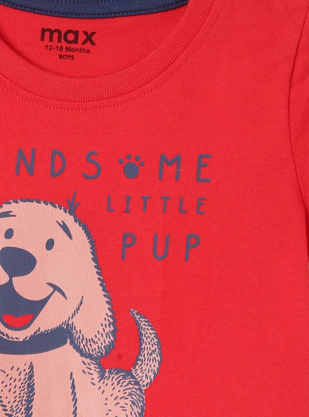 Boys Graphic Printed Short Sleeves T-shirt