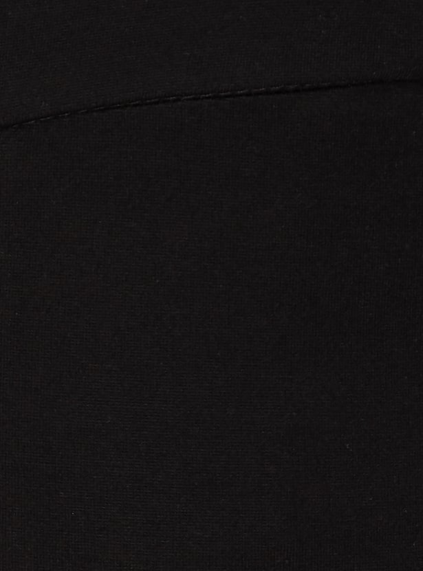 Women Solid Stretch Knit Treggings