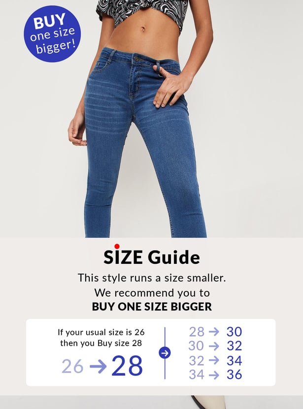 Women Solid Denim Capris