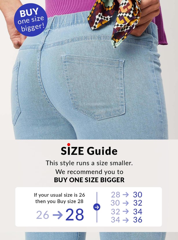 Women Solid Jeggings