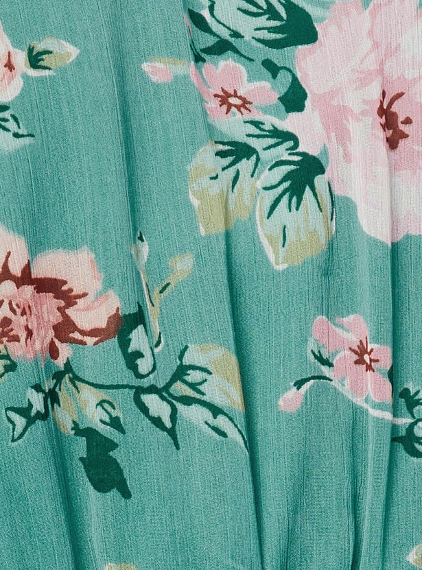 Women Floral Printed A-line Dress