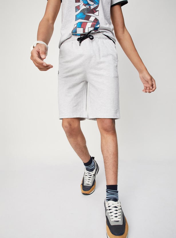 Boys Printed Knit Shorts