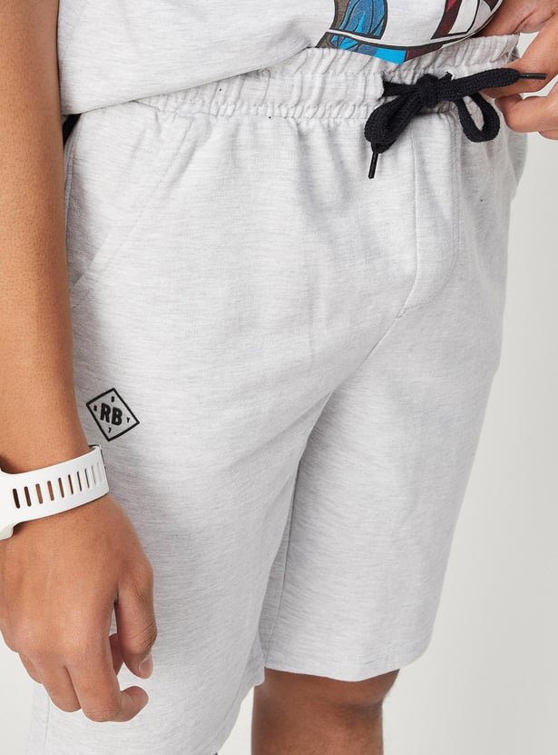 Boys Printed Knit Shorts