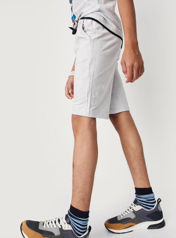 Boys Printed Knit Shorts