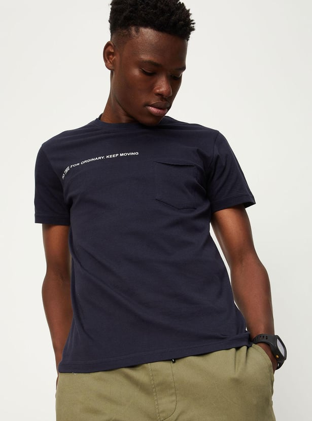Men Printed Ultra Slim Fit T-shirt