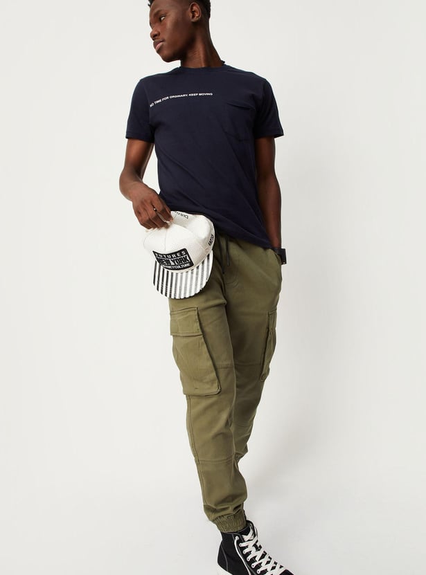 Men Printed Ultra Slim Fit T-shirt