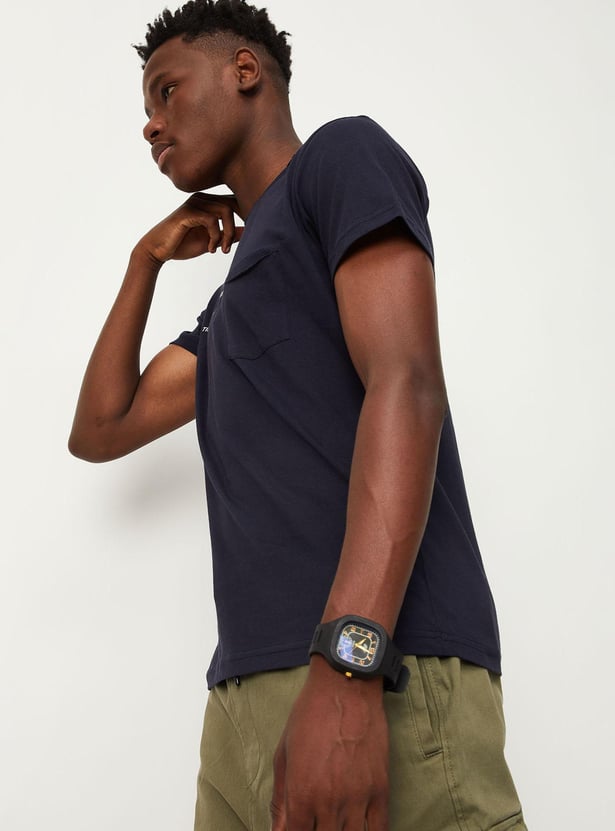 Men Printed Ultra Slim Fit T-shirt