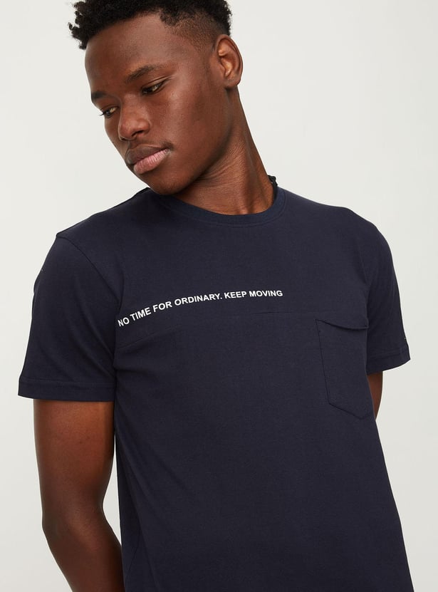 Men Printed Ultra Slim Fit T-shirt