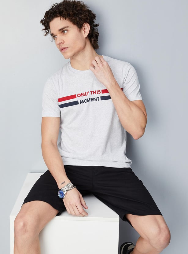 Men Ultra Slim Fit Graphic T-shirt