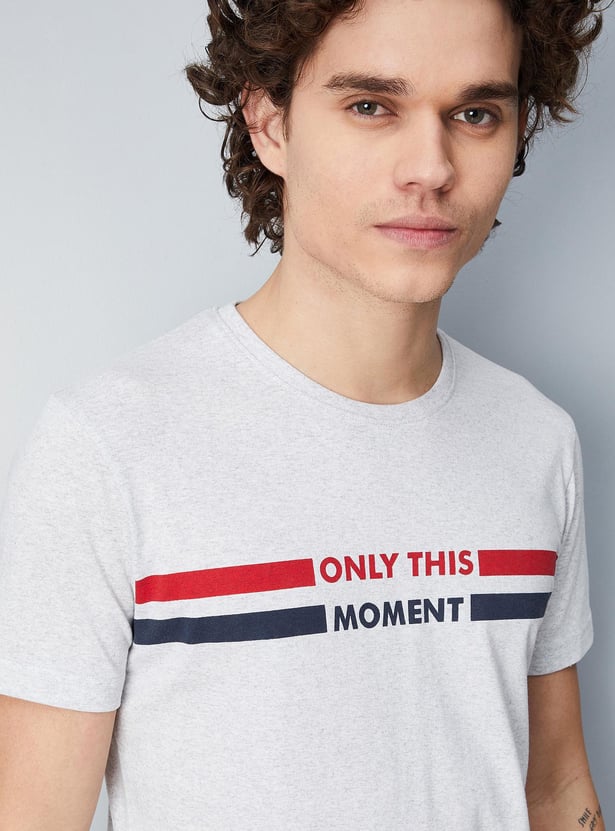 Men Ultra Slim Fit Graphic T-shirt