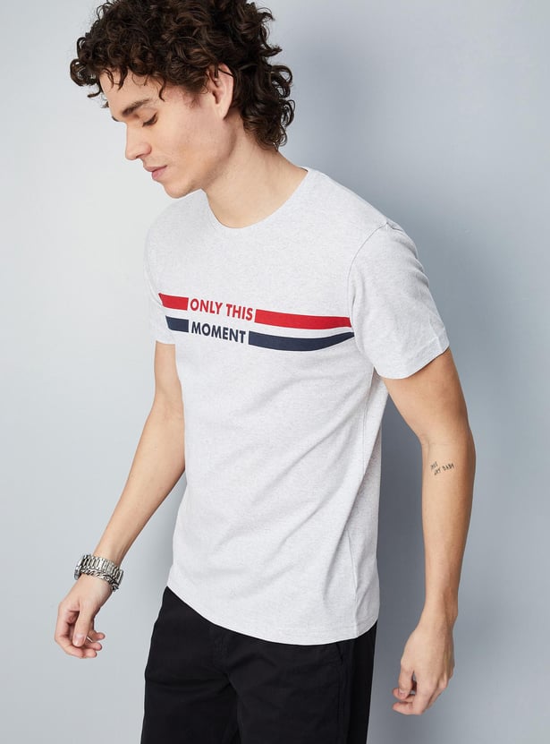 Men Ultra Slim Fit Graphic T-shirt
