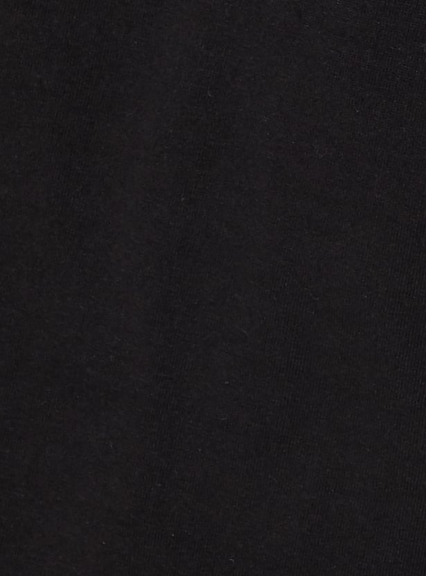 Girls Pure Cotton Typographic Printed T-shirt