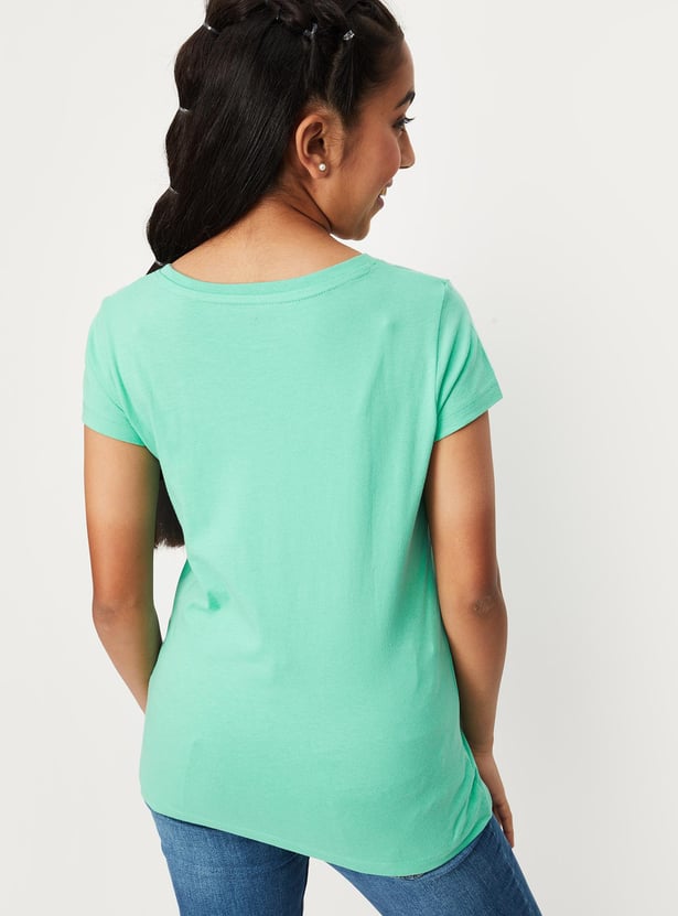 Girls Graphic Knit T-shirt