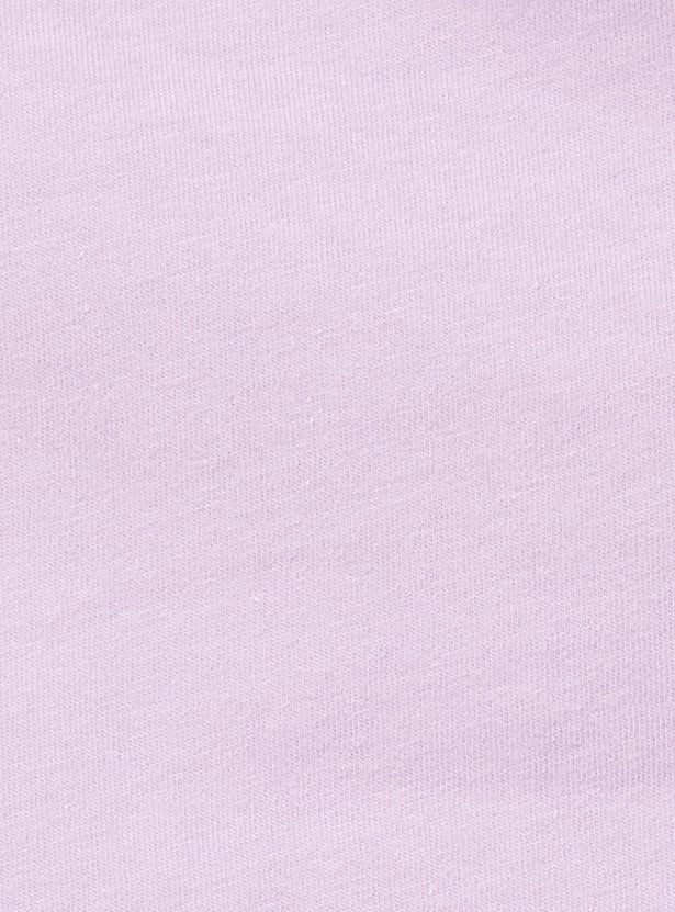 Girls Pure Cotton Graphic Printed Knit T-shirt