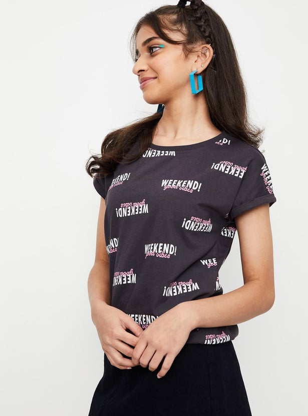 Girls Short Sleeve Graphic T-shirt