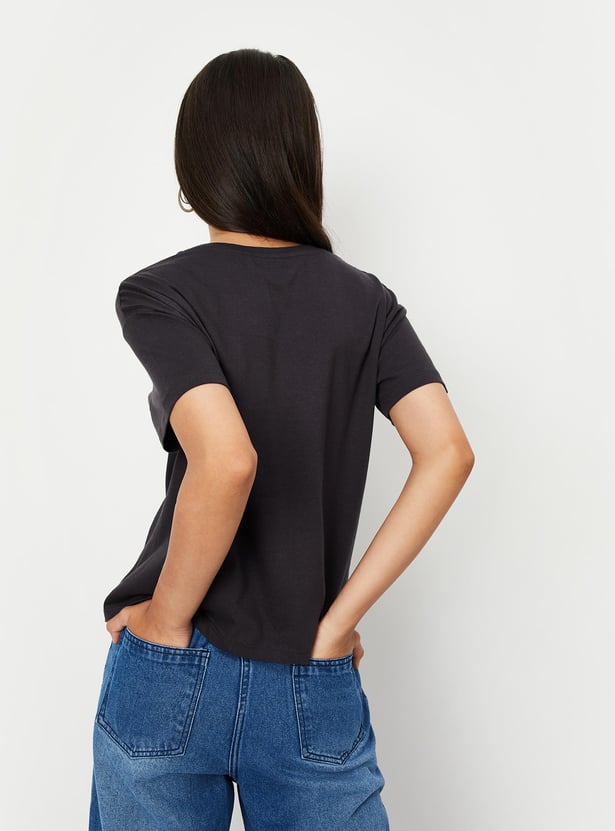 Girls Mickey Printed T-shirt