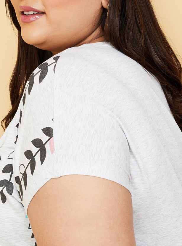 Women Graphic Printed T-shirt