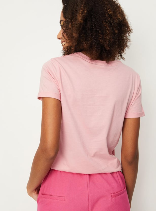 Women Graphic Crop T-shirt