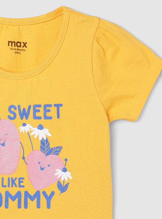 Girls Graphic Printed T-shirt
