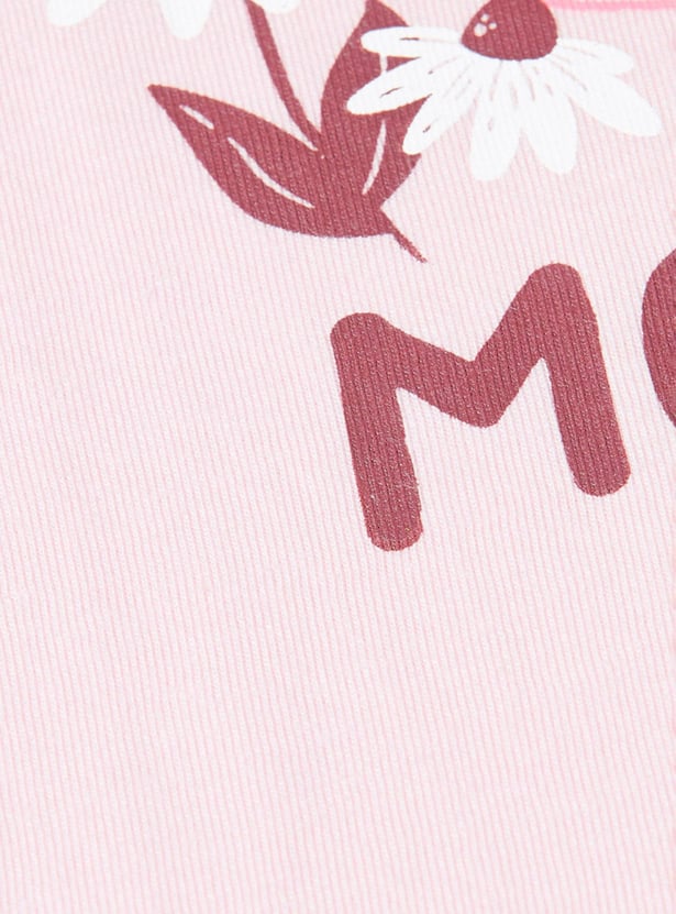 Girls Knit Graphic T-shirt
