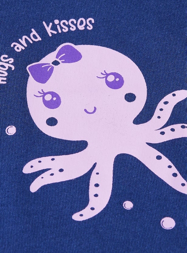 Girls Knit Graphic T-shirt