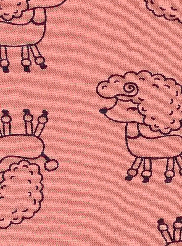 Girls Animal Printed A-line Dress