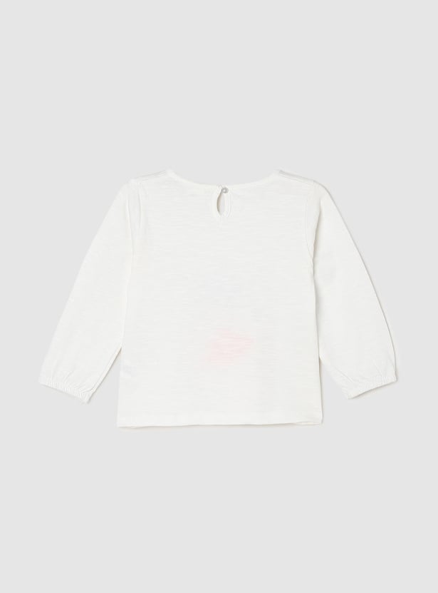 Girls Printed Long Sleeve T-shirt