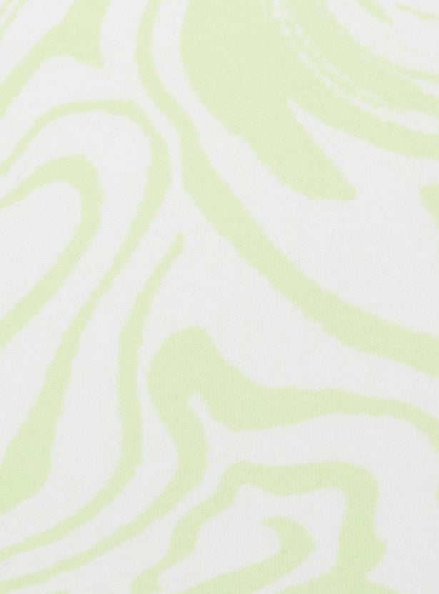 Women Marble Printed Tights