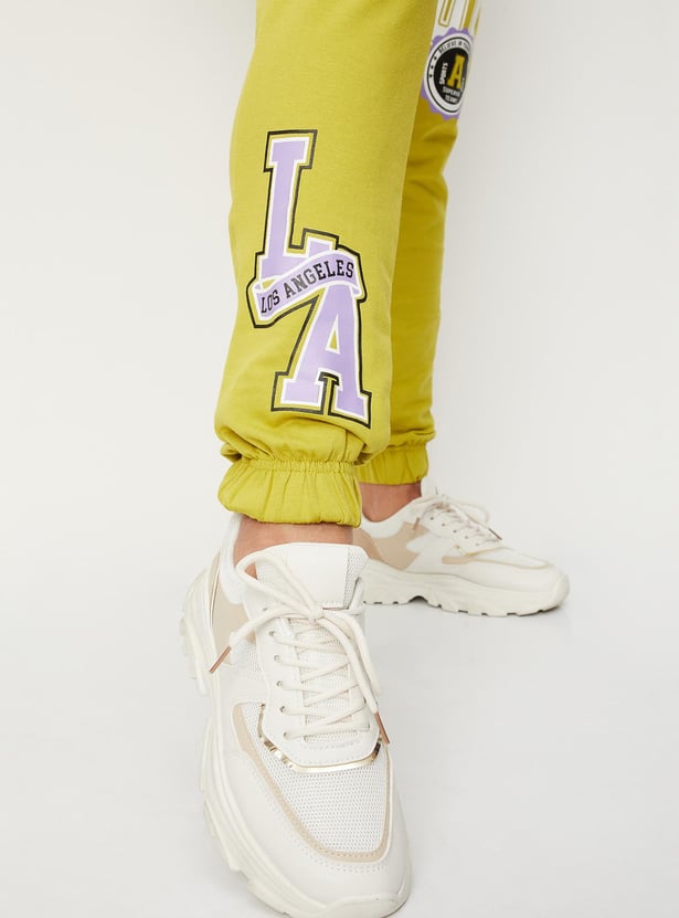 Women Graphic Printed Slim Fit Joggers