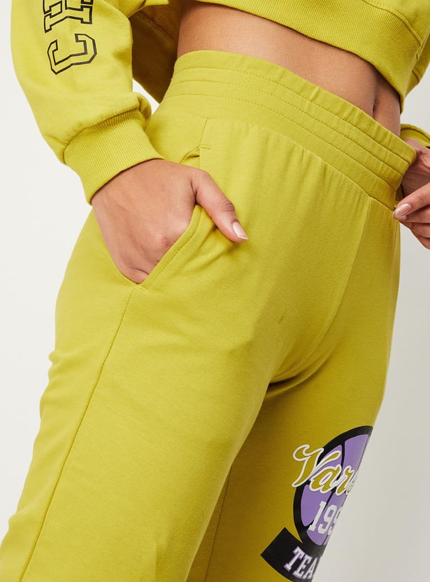 Women Graphic Printed Slim Fit Joggers