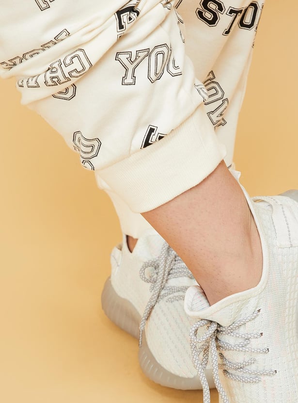 Women Typographic Printed Joggers