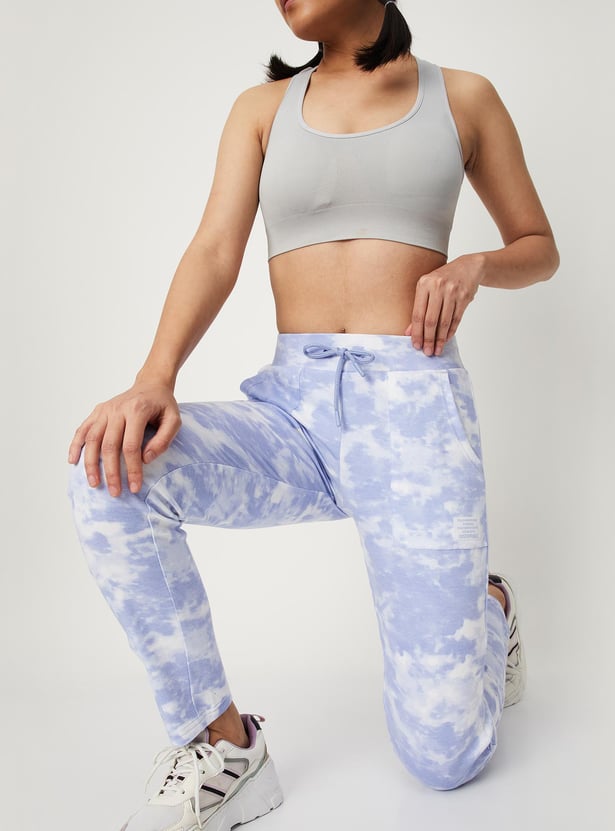 Women Tie & Dye Drawstring Trackpants