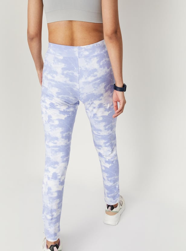 Women Tie & Dye Drawstring Trackpants