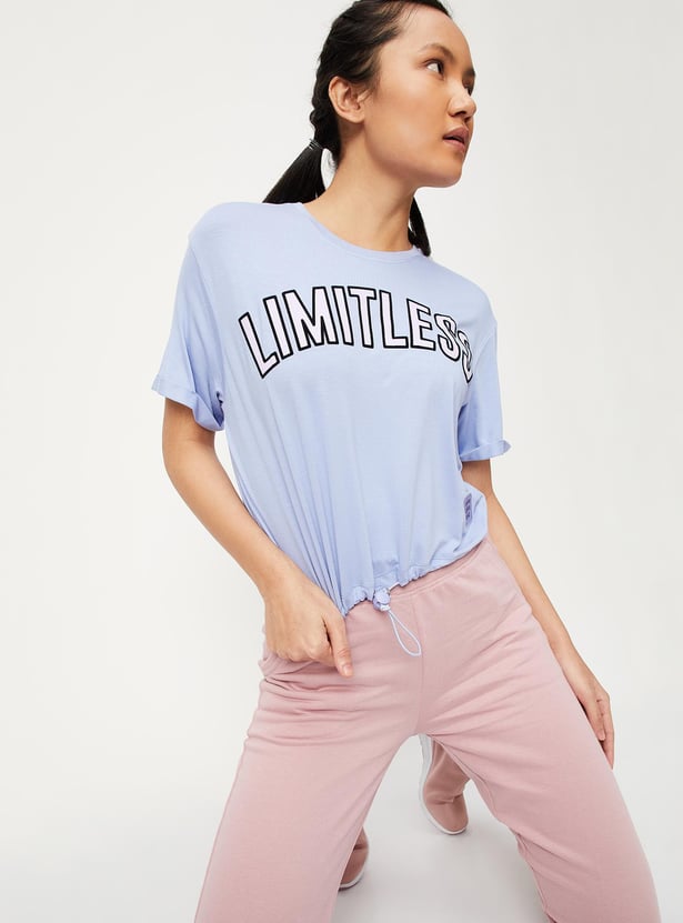 Women Graphic Printed Round Neck T-Shirt