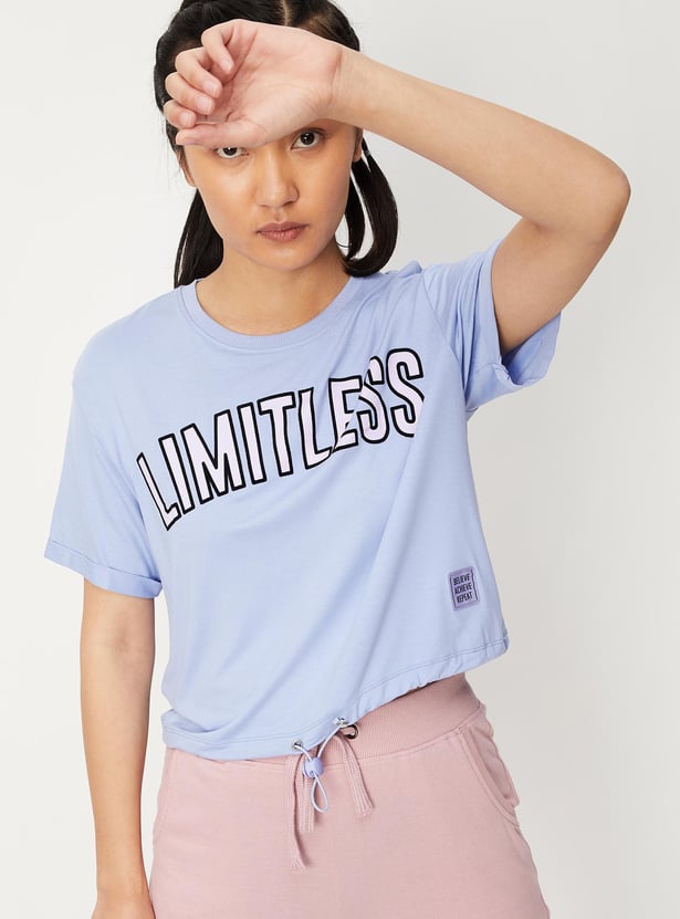 Women Graphic Printed Round Neck T-Shirt