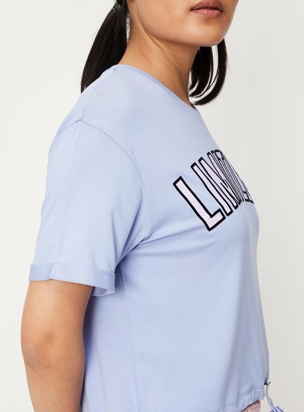Women Graphic Printed Round Neck T-Shirt