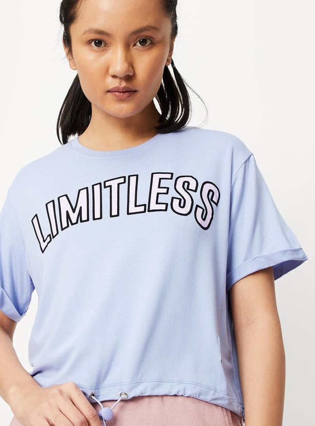 Women Graphic Printed Round Neck T-Shirt