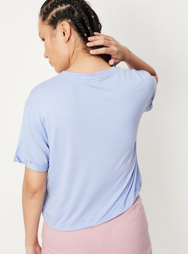 Women Graphic Printed Round Neck T-Shirt