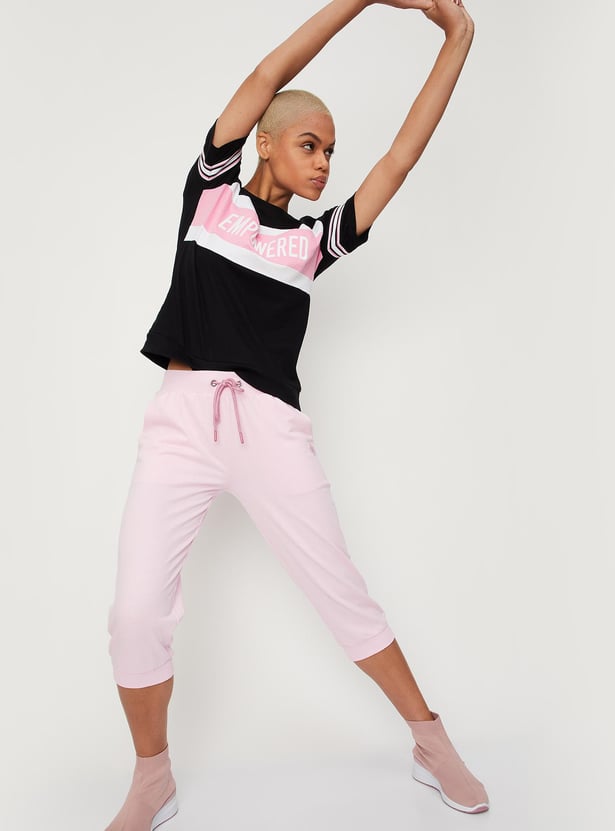 Women Empowered Printed Crop T-shirt