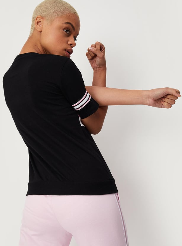 Women Empowered Printed Crop T-shirt