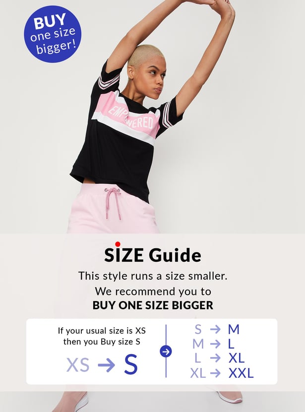 Women Empowered Printed Crop T-shirt
