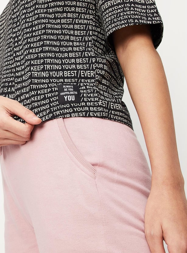Women Typographic Printed Sports T-shirt