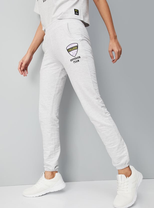 Women Typographic Printed Joggers