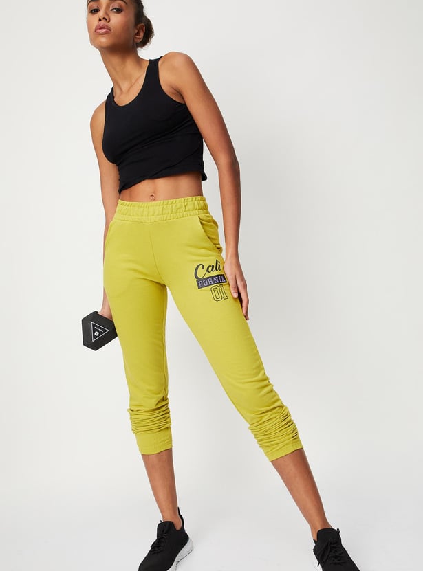 Women Typographic Printed Joggers