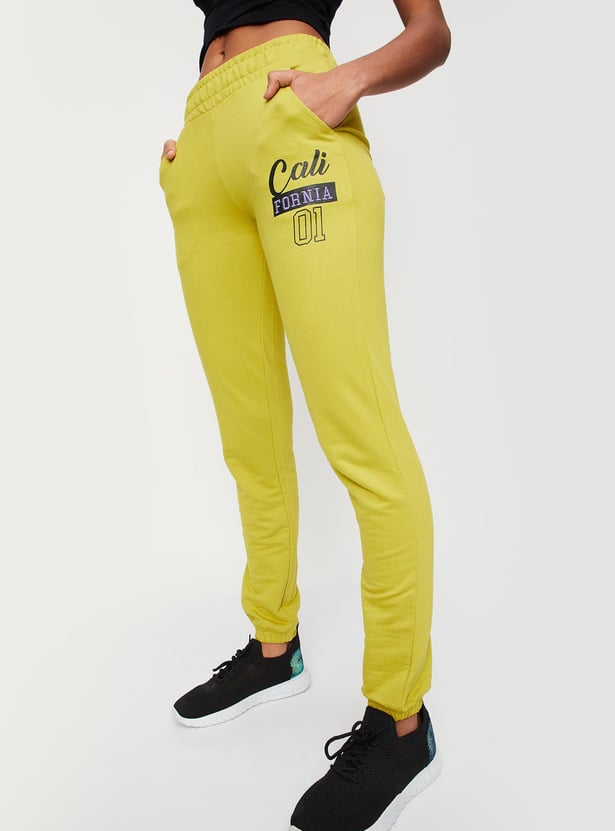 Women Typographic Printed Joggers