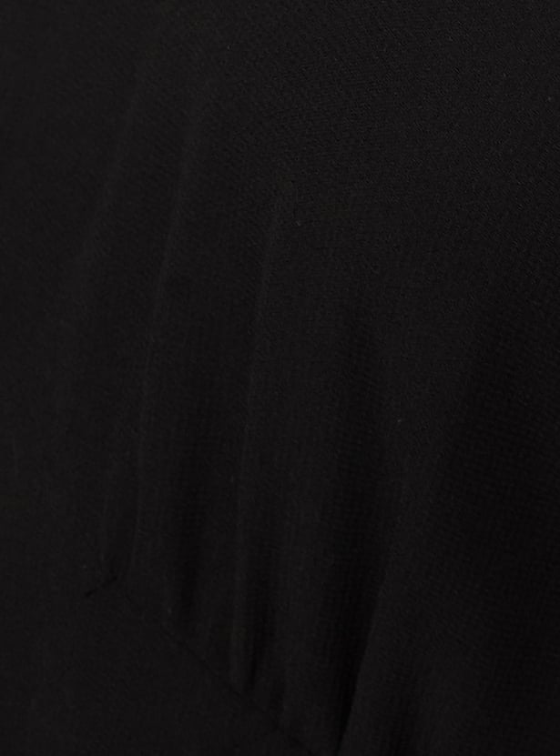 Women Pleated Tiered A-line Dress